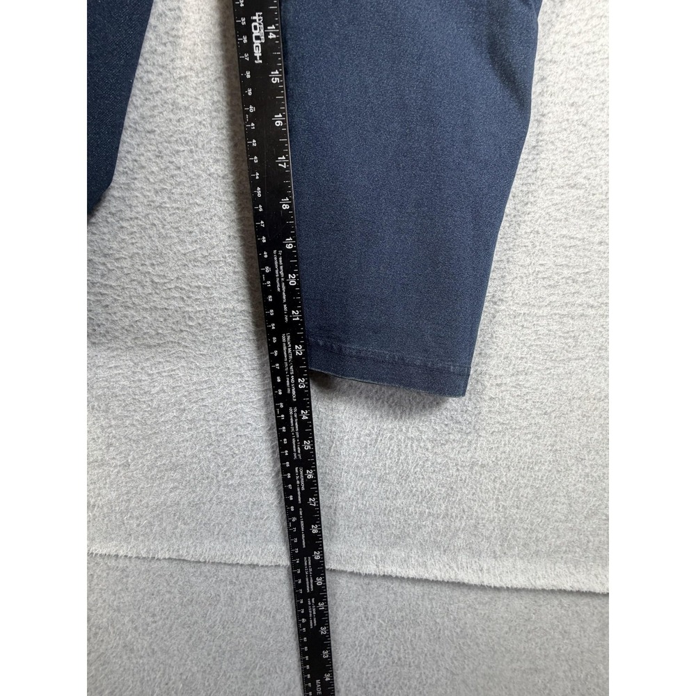 Habitat Leggings Womens Medium Blue High Rise Pull On Stretch Jegging Capri Knit - Picture 7 of 9